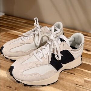 New Balance Women's Sneakers in Cream and Black